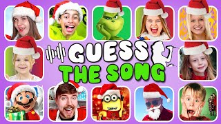 Guess Who's Singing 🎅🎄 CHRISTMAS EDITION 🎵 King Ferran, Salish Matter, Payton Myler