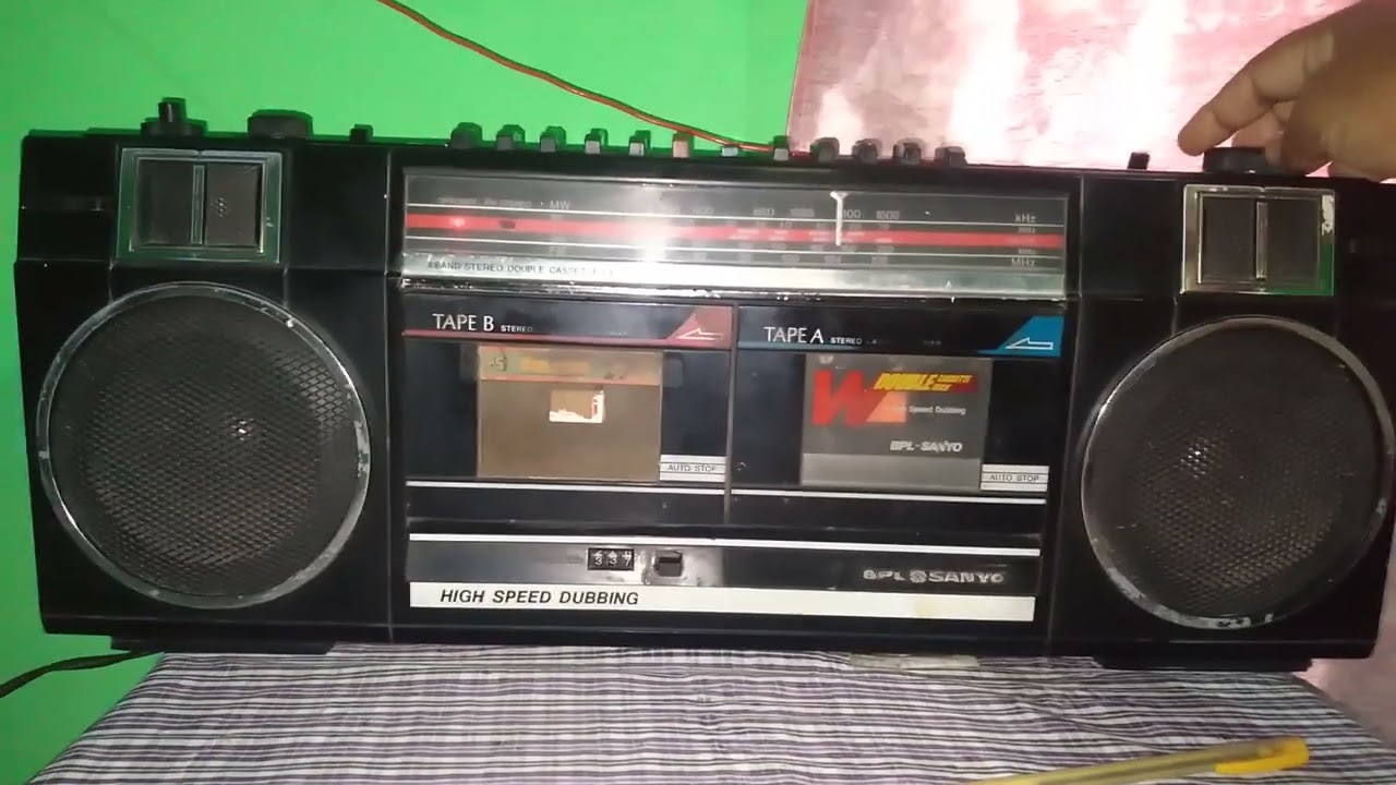 BPL SANYO DUOL CASSETTE PLAYER RADIO performance