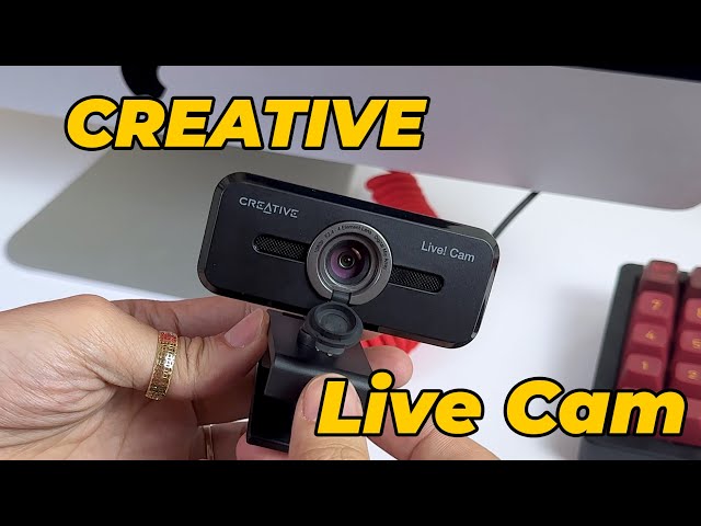 Webcam Creative Live Cam: FHD, giá tốt, hình ảnh ổn, chất lượng âm thanh CỰC NGON !!!