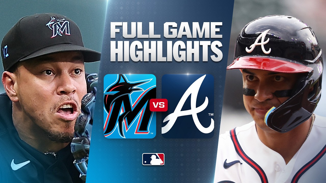 [MLB] 애틀랜타 브레이브스 vs 마이애미 말린스 경기 하이라이트