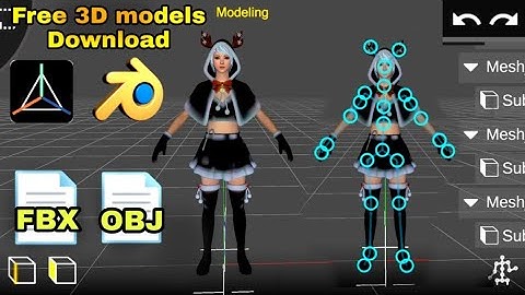 Captivating Rainder Set bon PUBG Mobile-3D MODEL PRISMA3D Blender FBX+OBJ+prisma FREE DOWNLOAD