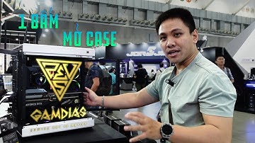 Trên tay vài mẫu case lạ, mở 2 bên bằng 1 bấm | GAMDIAS Computex 2023