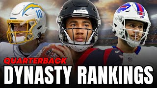 Top 15 Dynasty QB Rankings & Tier List (2024 Fantasy Football)