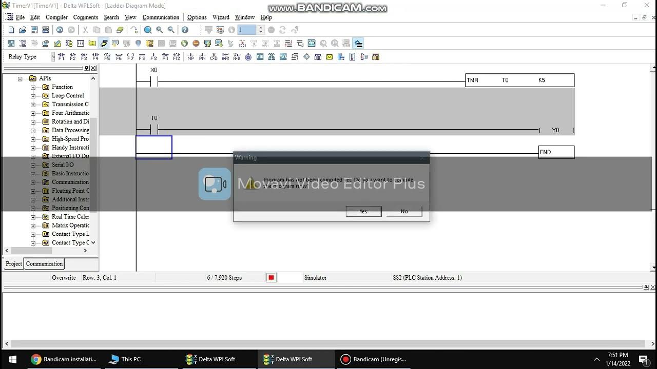 DELTA PLC DVP14SS2 TIMER TUTORIAL WPLSOFT YouTube