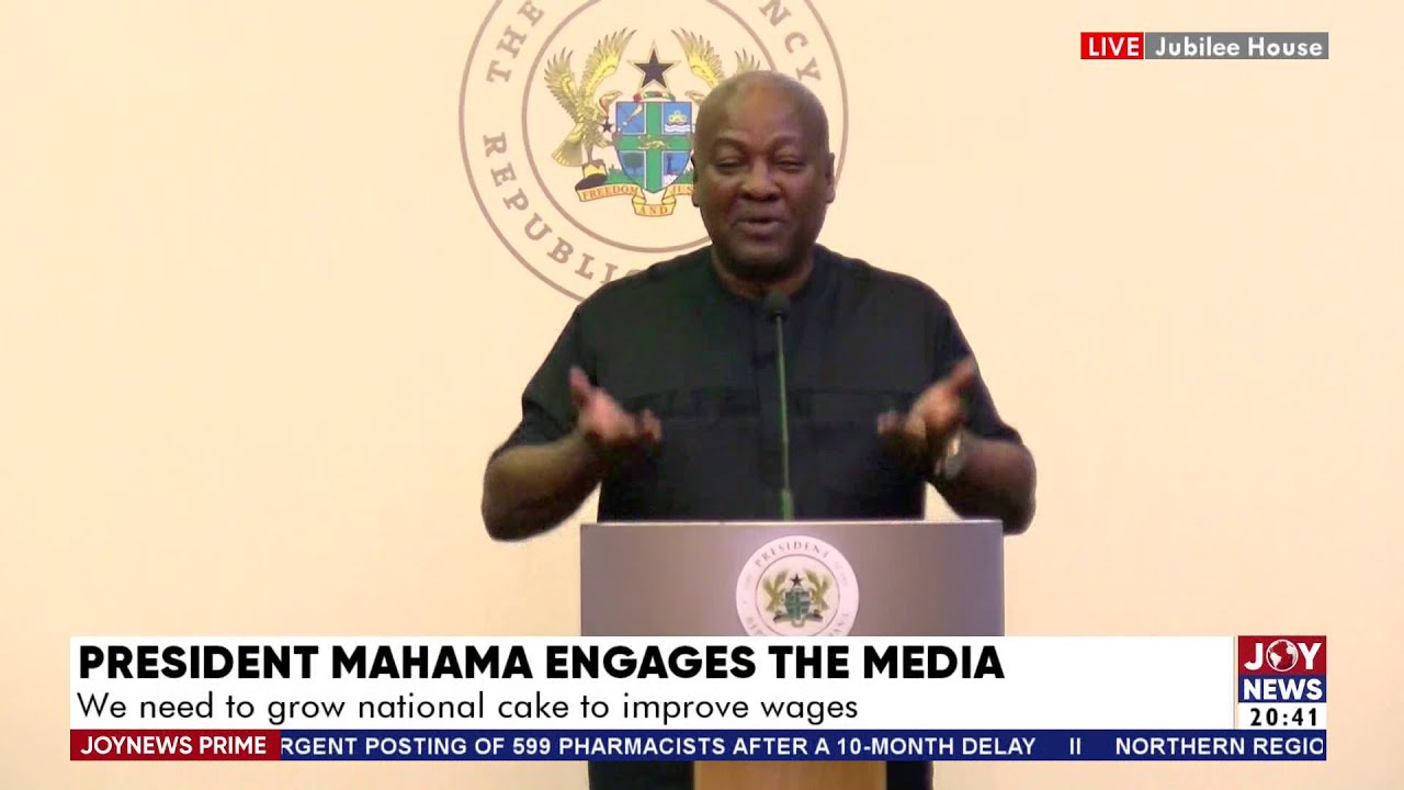 President Mahama hosts first media encounter of second term