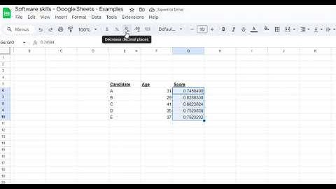 How to change the number of decimal places on google sheets?