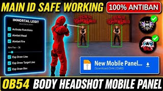 Ob54 Free Fire Panel Mobile 🔥 FF Antiban Panel | Free Fire Hack New 😈 FF Injector 2026 | FF Panel screenshot 5
