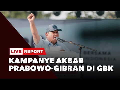 LIVE STREAMING: Kampanye Akbar Prabowo - Gibran di GBK