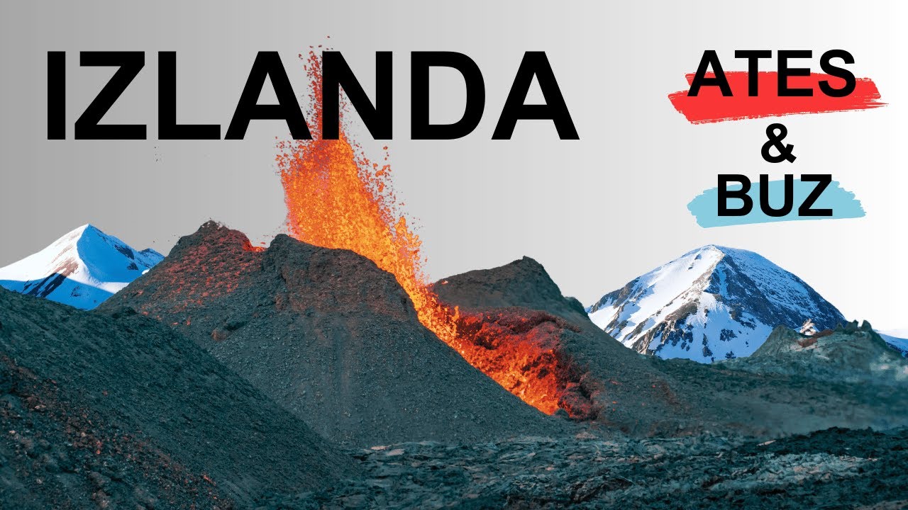 IZLANDA: Ateş, Buz ve Kuzey Işıkları | 4K Doğa Belgeseli