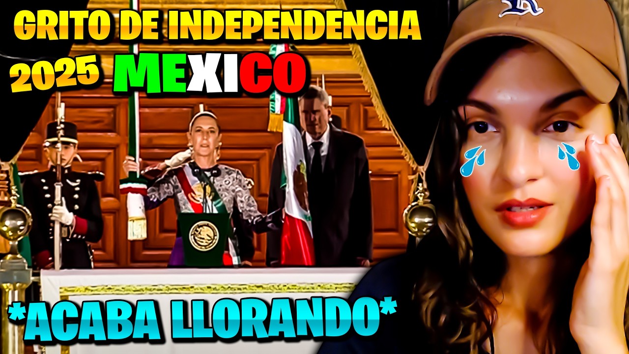 🇻🇪 VENEZOLANA ACABA LLORANDO 😭 GRITO de INDEPENDENCIA en MÉXICO 2025 🇲🇽 PRIMERO de CLAUDIA😱