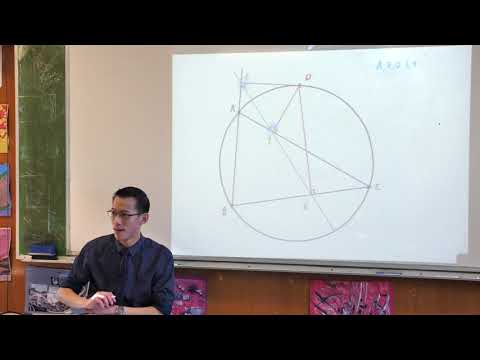 Tough Circle Geometry Question (1 of 2: Set up & initial arguments)