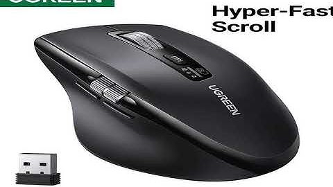 A must-have product! UGREEN Hyper-Fast Scroll Wireless Mouse Bluetooth 5.4 2.4G Ergonomic 5000DPI