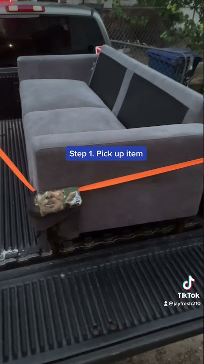 Furniture flip pt.12 Free sofa from offer up! Brand new condition! #furnitureflip #value #tiktok