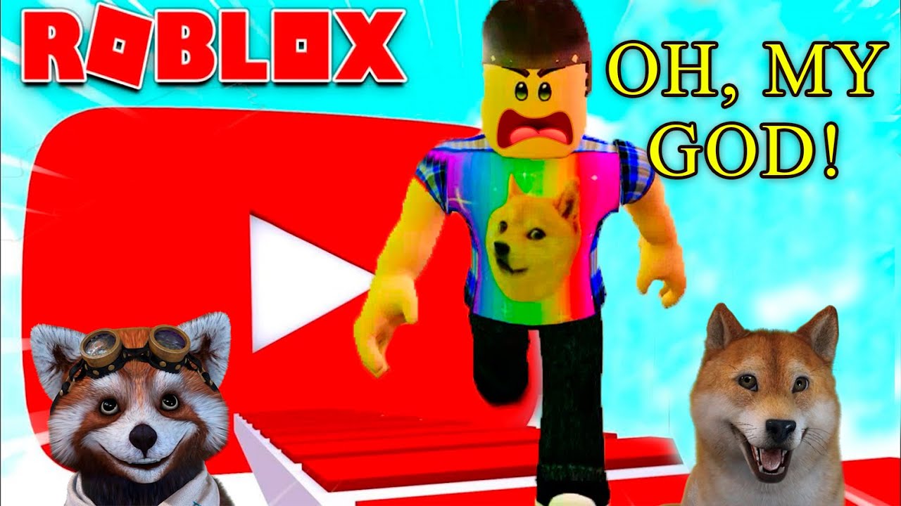 НОВЫЙ ПАРКУР ОББИ РОБЛОКС 2021 года. ПОБЕГ от Ютюб. Escape YouTube Obby parkour ROBLOX.