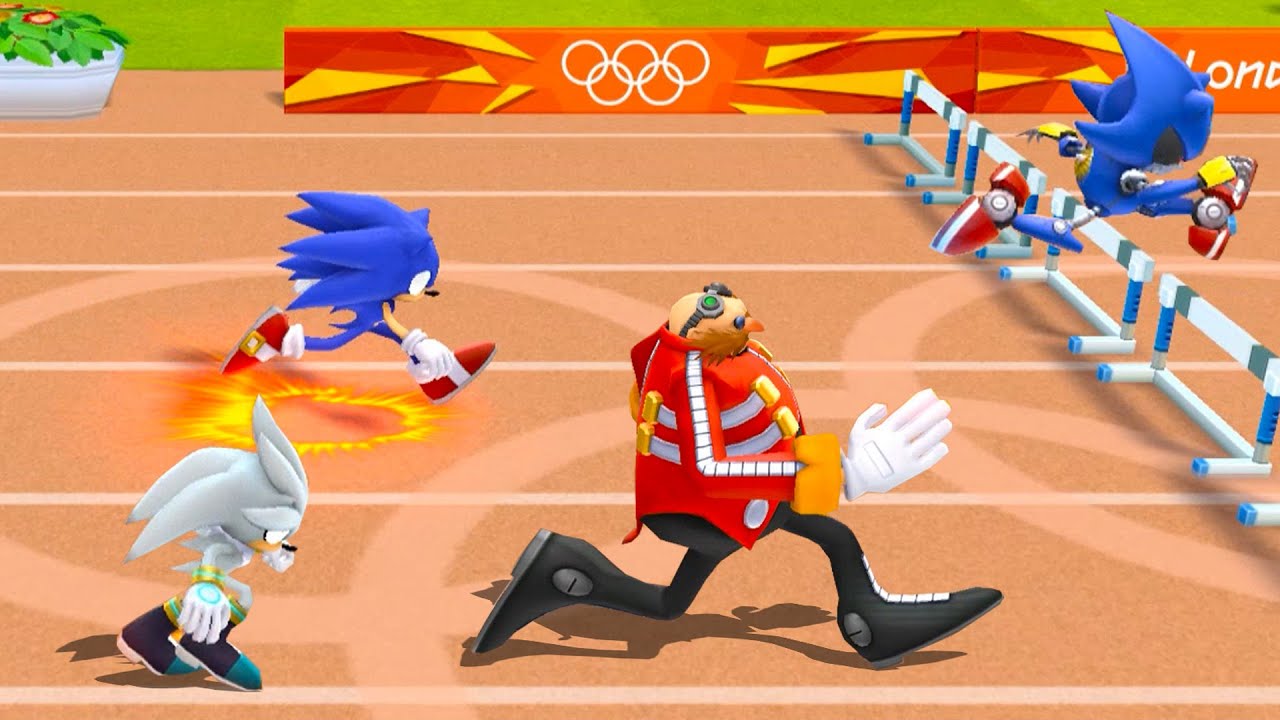 All Character M Hurdles Series Mario And Sonic At The Olympic