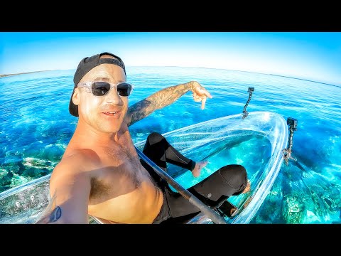 I Survived 36 Hours In A Transparent Kayak