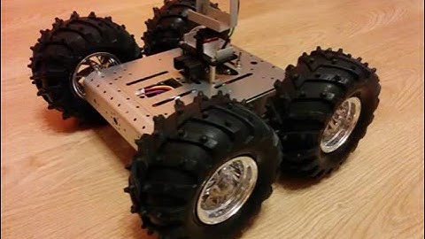 Follow me robot - first test in autonomous mode