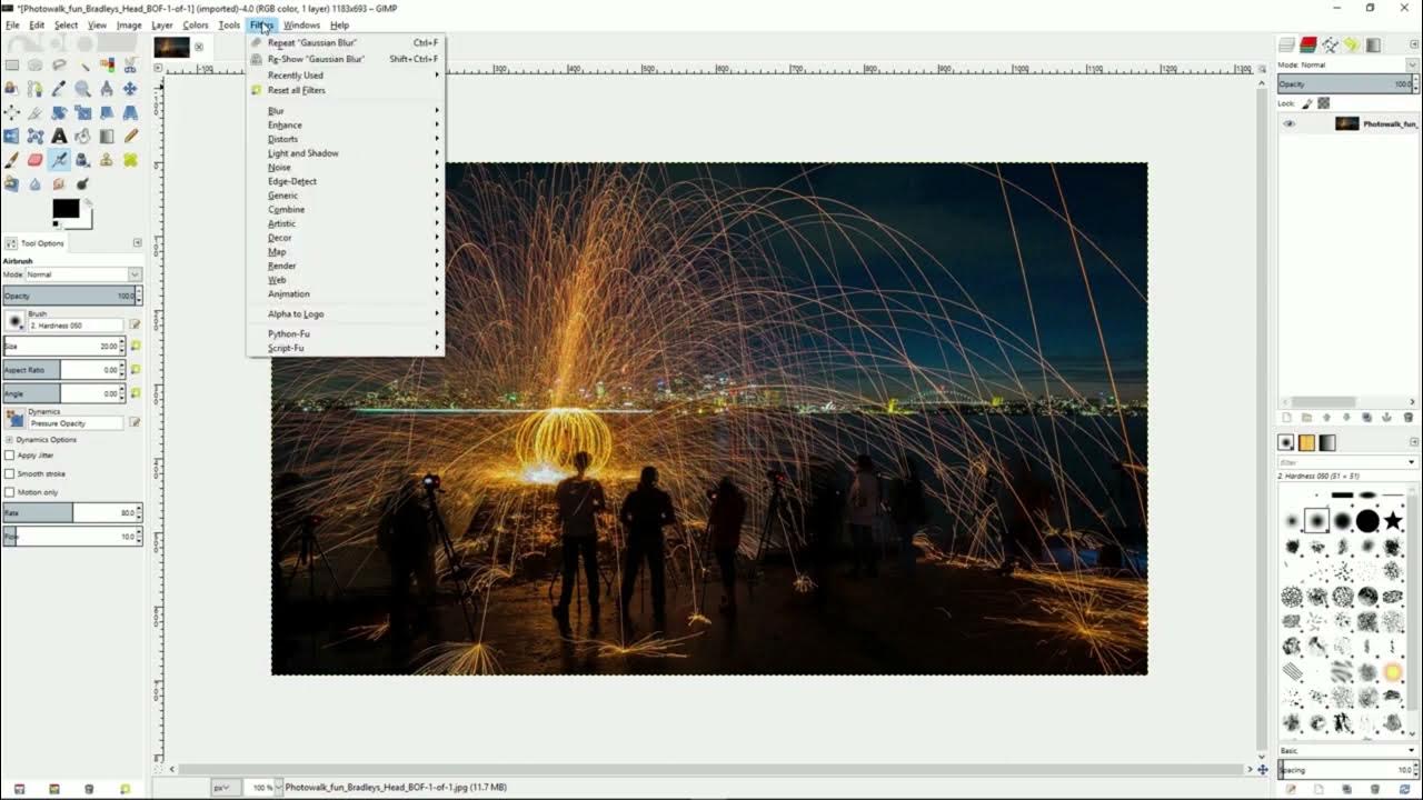 GIMP Film Grain Tutorial YouTube