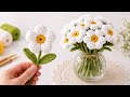 🌺 Gerçekçi Tığ İşi Papatya Çiçek | Realistic Crochet Daisy Flower