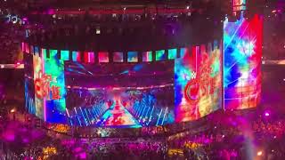 Asuka entrance at WWE Clash At the Castle 2022 (crowd reaction) screenshot 5