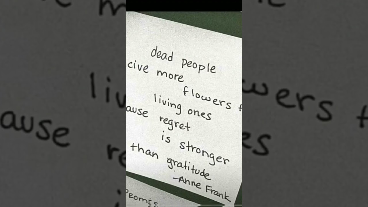 Unthinkable quote by Anne Frank 