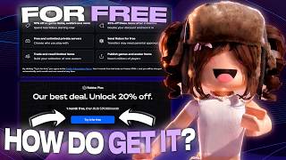 How To Get Roblox Plus Free For 1 Month   Get Roblox Plus new Method