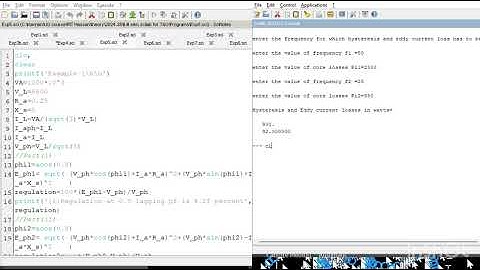5.Voltage regulation of an alternator- Scilab for T&G- BEEL358A-Department of EEE- RIT Hassan.