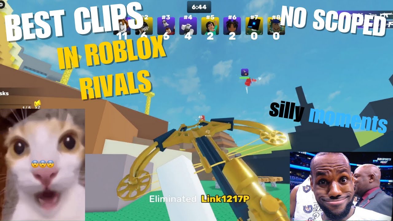 Hitting the craziest trickshots in roblox rivals - YouTube