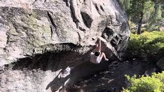 White Lines v8: Donner Summit, Lake Tahoe Bouldering