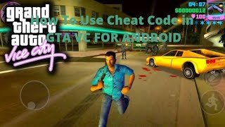 GTA VC HOW TO USE Cheat Code For Android screenshot 5