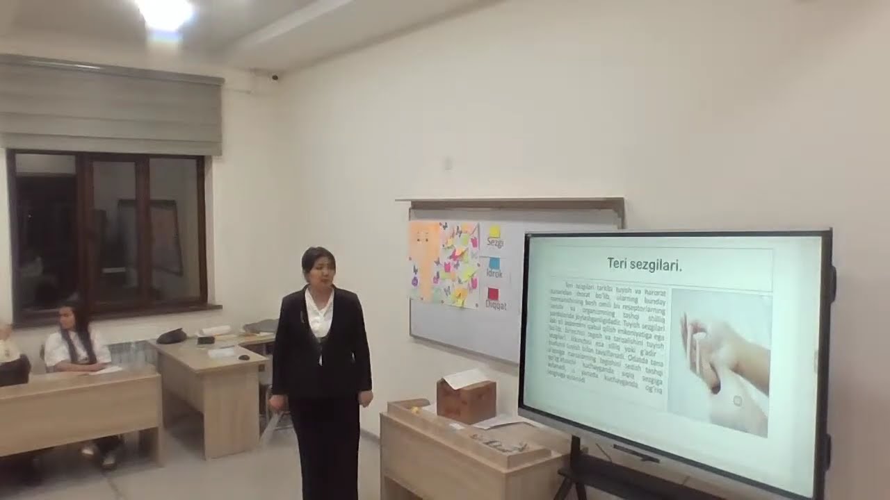Xashimova Sayyora Xolmuradovnaning Ochiq darsi
