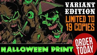 Hi-Def Ninja Halloween Print - Green Variant - Limited to Just 19 Pieces screenshot 3