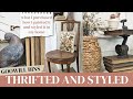From the Goodwill Outlet bins to beautiful home decor • thrift flips • style thrift store finds