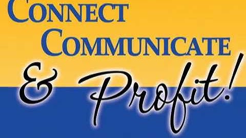 Connect Communicate & Profit Book Video Trailer