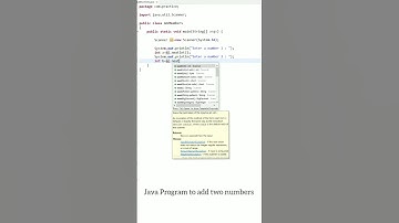 Java program to add two numbers// java programming//coding in java// #codingtime #javaprogram