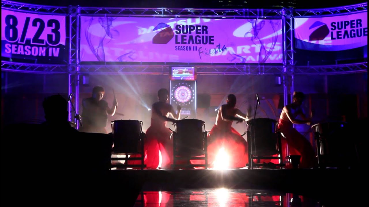 2012 Dartslive Super League Season III 大直典華 大鼓隊表演 YouTube