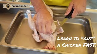 Tutorial Mengeluarkan Isi Perut Ayam (Metode 30 detik) #ayam #penjagalan #unggas yang digembalakan