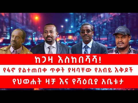 ከጋዛ እስከበሻሻ የፋኖ ያልተጠበቀ ጥቃት ያዛባቸው የአብይ እቅዶች የህወሐት ዛቻ እና የሻዕቢያ አቤቱታ 10 07 25