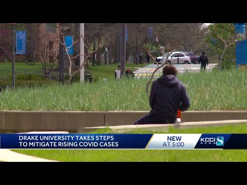 'It's really scary': COVID-19 spikes on Drake University campus