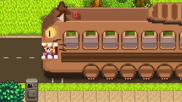 I made the Cat Bus for Stardew Valley