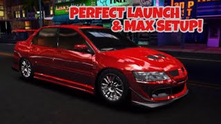 2004 Lancer Evolution VIII (EVO 8) Perfect Launch & Max Setup in Rush Racing 2!