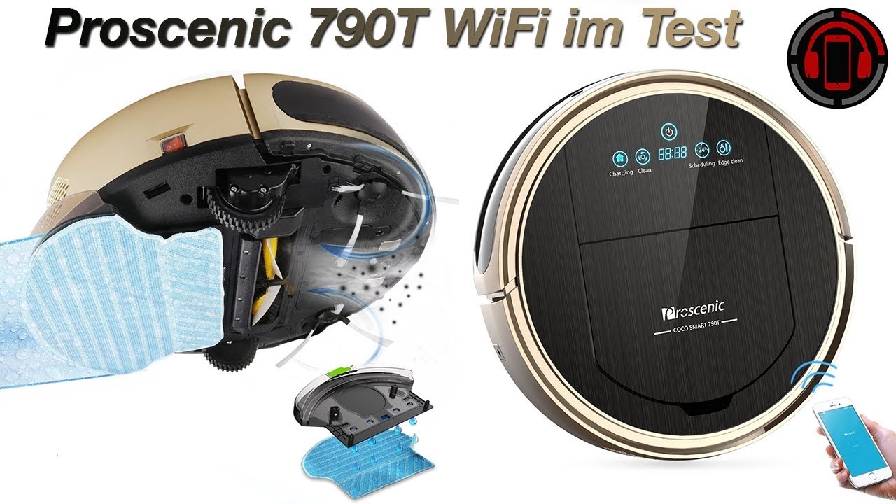 Proscenic 790T Wifi Staubsauger Roboter im Test [Deutsch/German] - YouTube