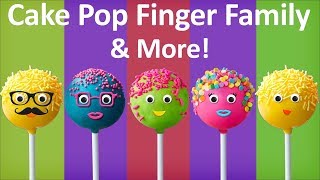 Cake Pop Finger Family Collection The Finger Family Cake Pop Family Nursery Rhymes for kids