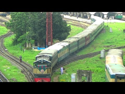 southern railway off peak times Amazing railtrack in Kamalapur railway station,Dhaka, Bangladesh