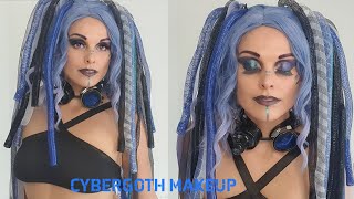 CYBERGOTH Makeup /  Transformation | GRWM | Ciwana Black