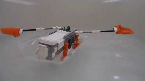 OMG!How to play Apitor SuperBot on the water? -Fans Contribution #13  Apitorで作ったカヌーとボート