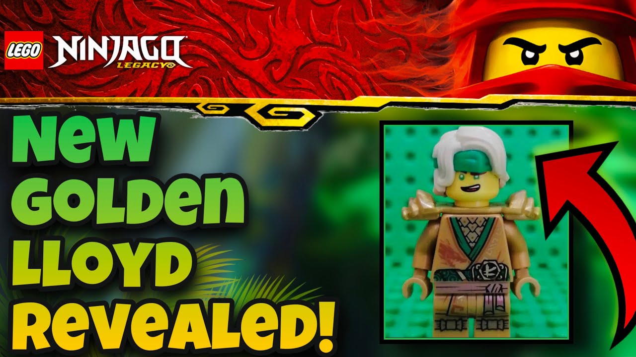 Lego Ninjago Legacy10th Anniversary Golden Lloyd Revealed Lego