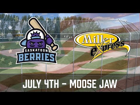 FULL GAME: Saskatoon Berries at Moose Jaw Miller Express - July 4, 2025 from FloCollege