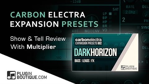 Dark Horizon Carbon Electra Expansion Presets - Overview With Multiplier
