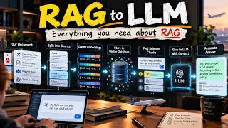 How RAG Works — From Documents to LLM Answers | Explained with Visualization